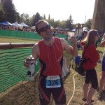 Me at the end of the Portland Triathlon